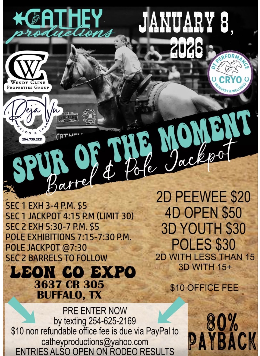 Flyer 1 for Cathey Barrel Productions 