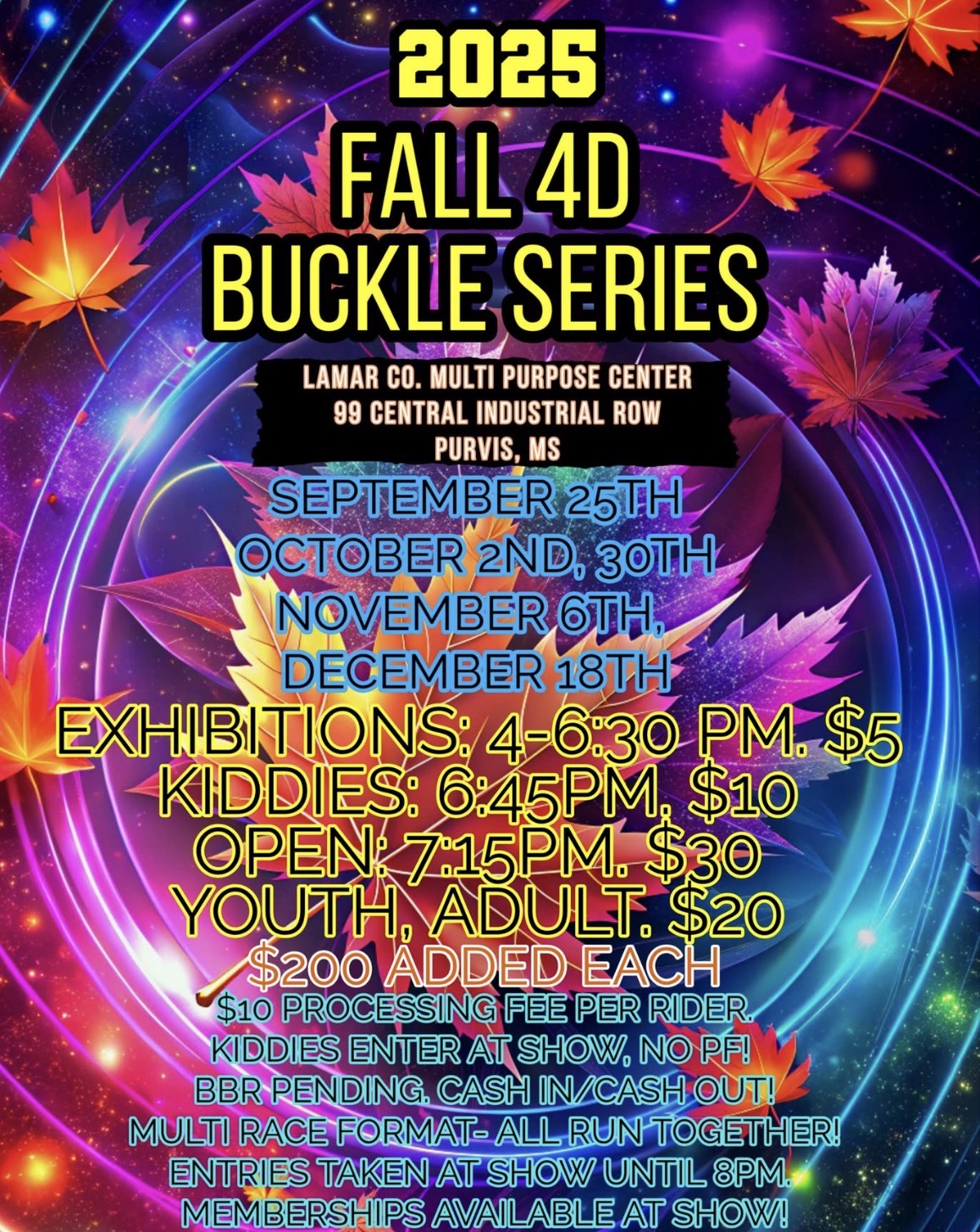 Flyer 1 for Fall 4D Buckle Series 