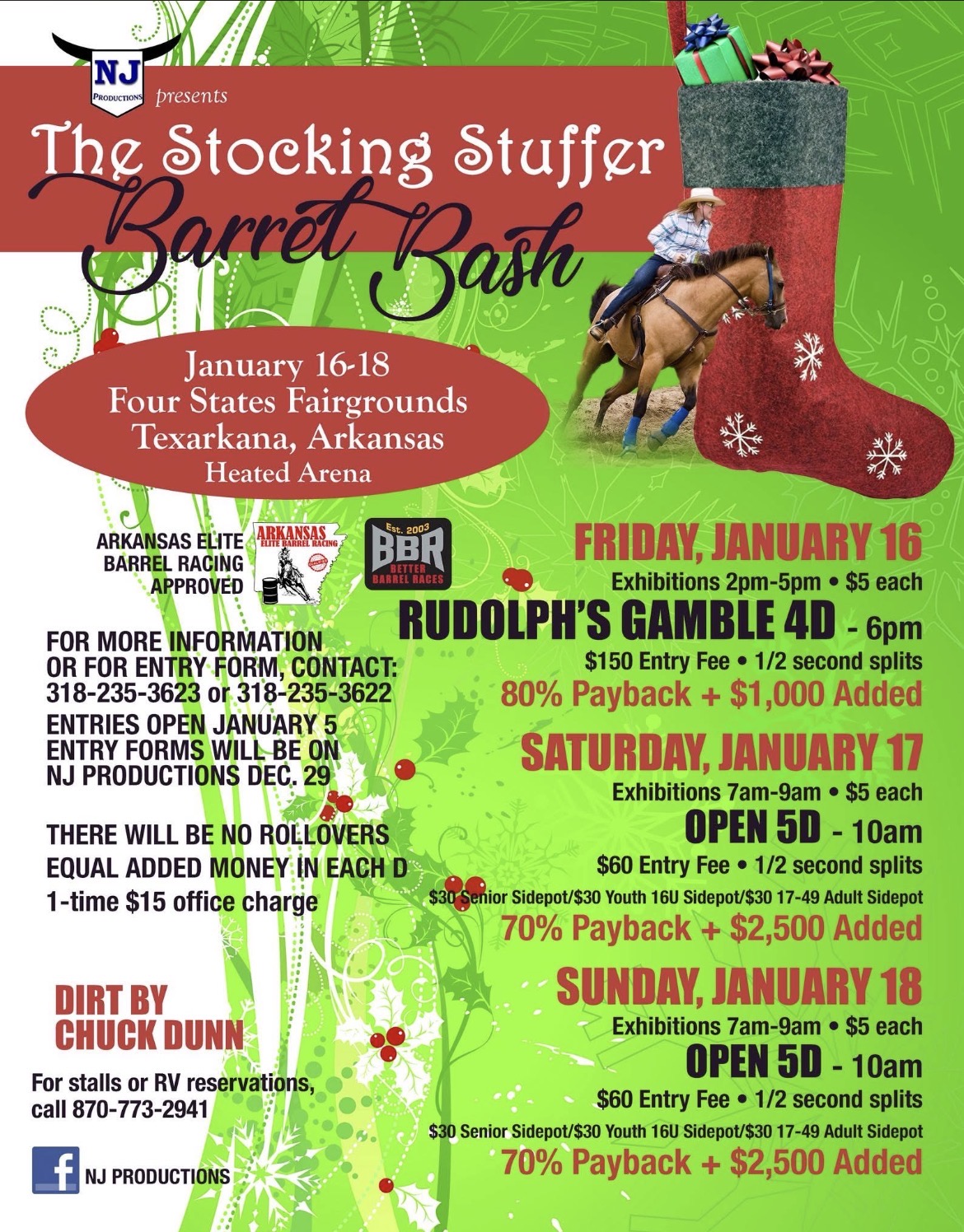 Flyer 1 for The Stocking Stuffer Barrel Bash