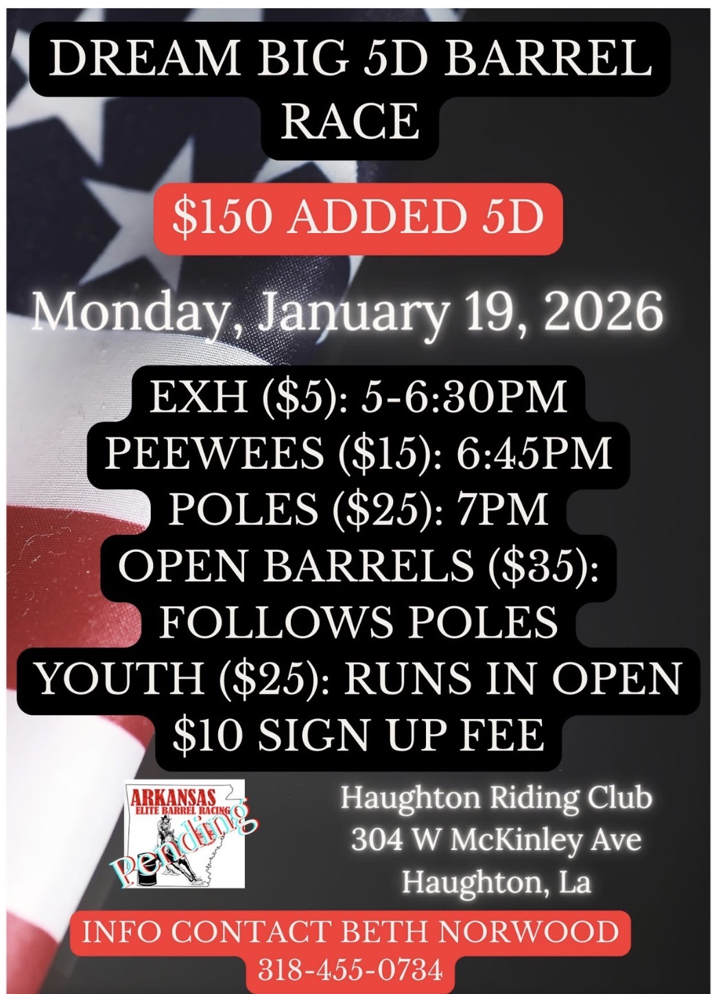 Flyer 1 for Dream Big 5D Race 