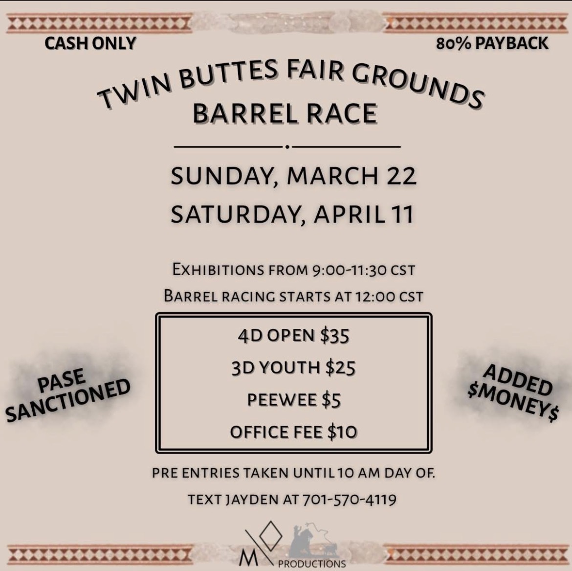 Flyer 1 for Twin Buttes Fairgrounds 