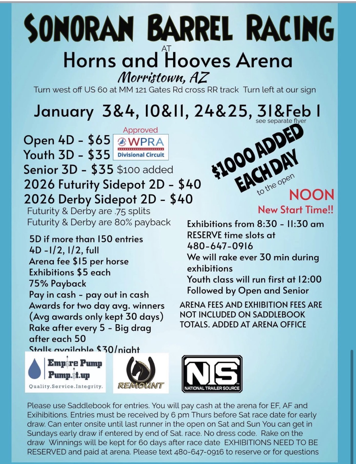 Flyer 1 for Sonoran Barrel Racing 