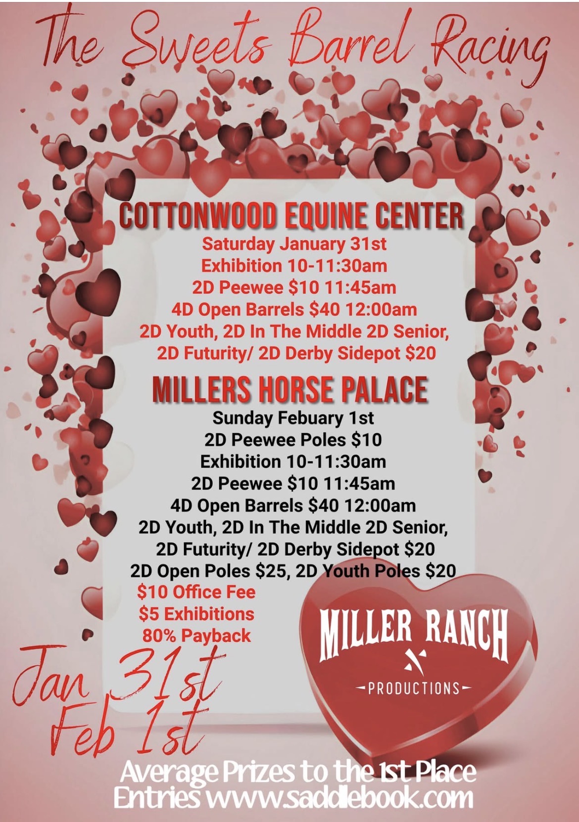 Flyer 1 for The Sweets Barrel Racing 