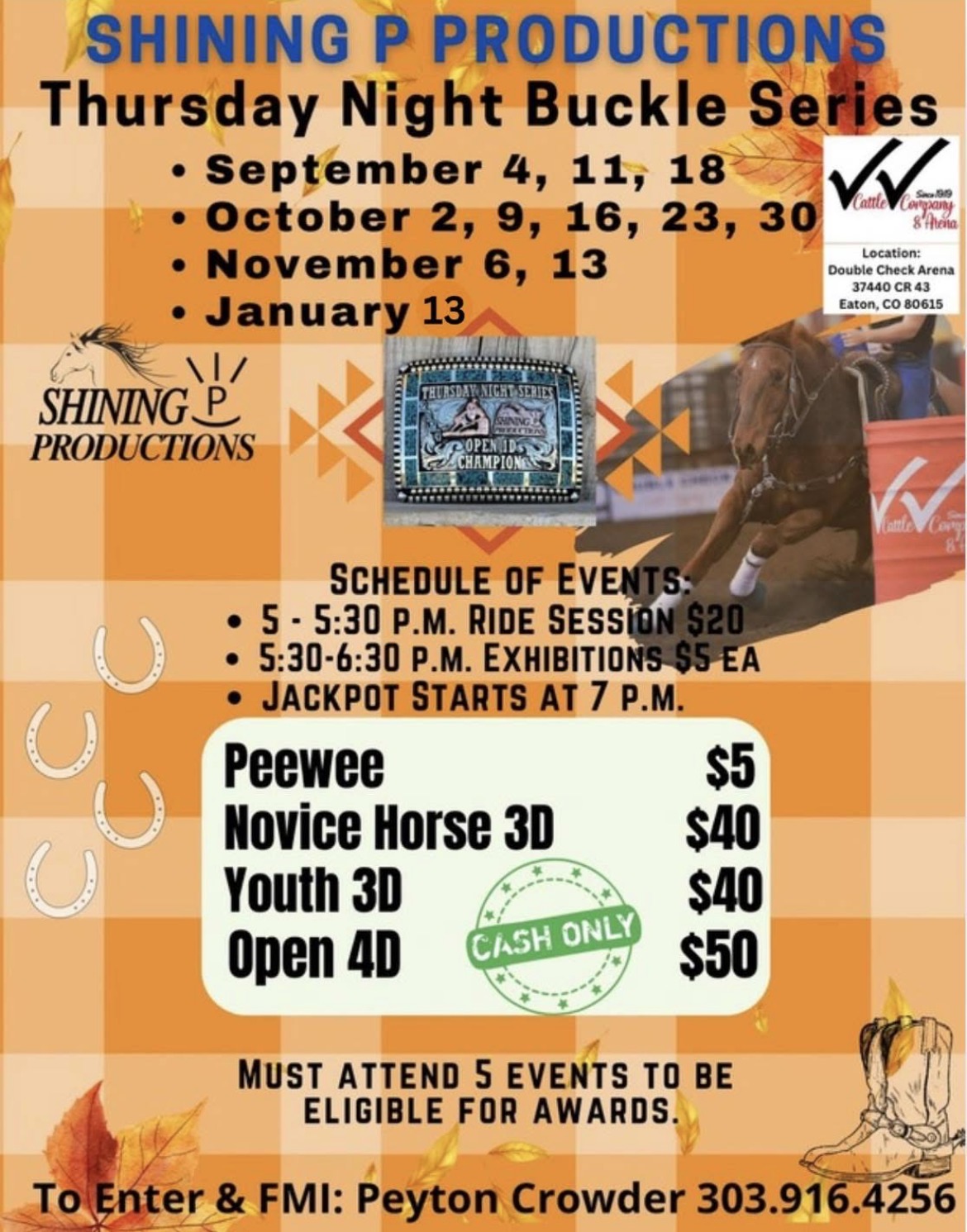 Flyer 1 for Shining P Productions 