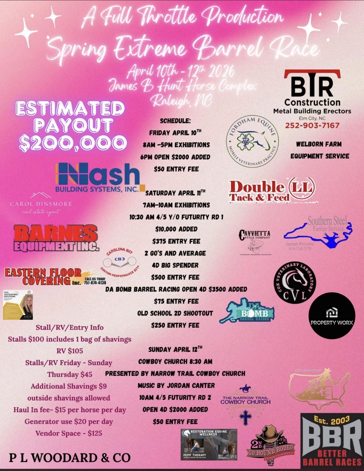 Flyer 1 for A Full Throttle Productions 