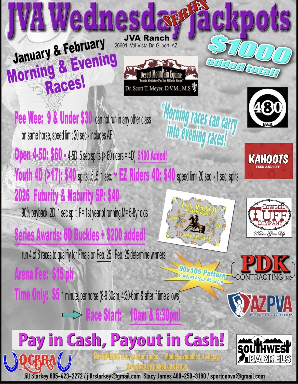 Flyer 1 for JVA Wednesday Series 