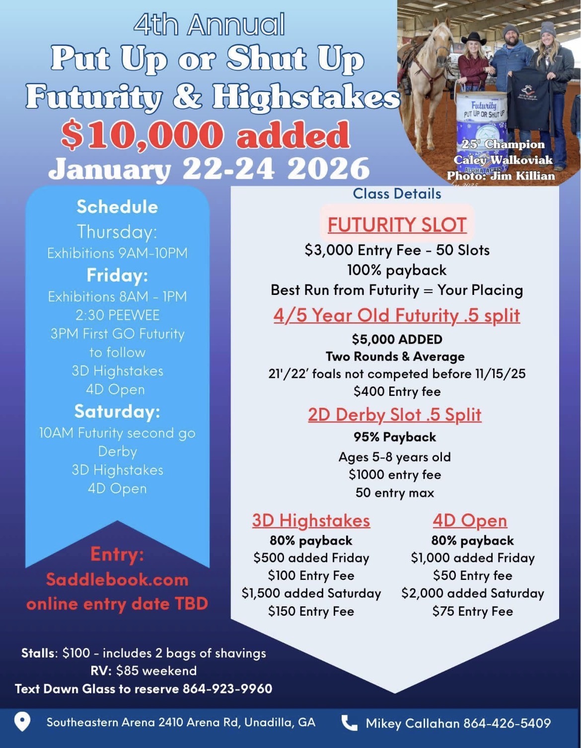 Flyer 1 for 4th annual put up or shut up 