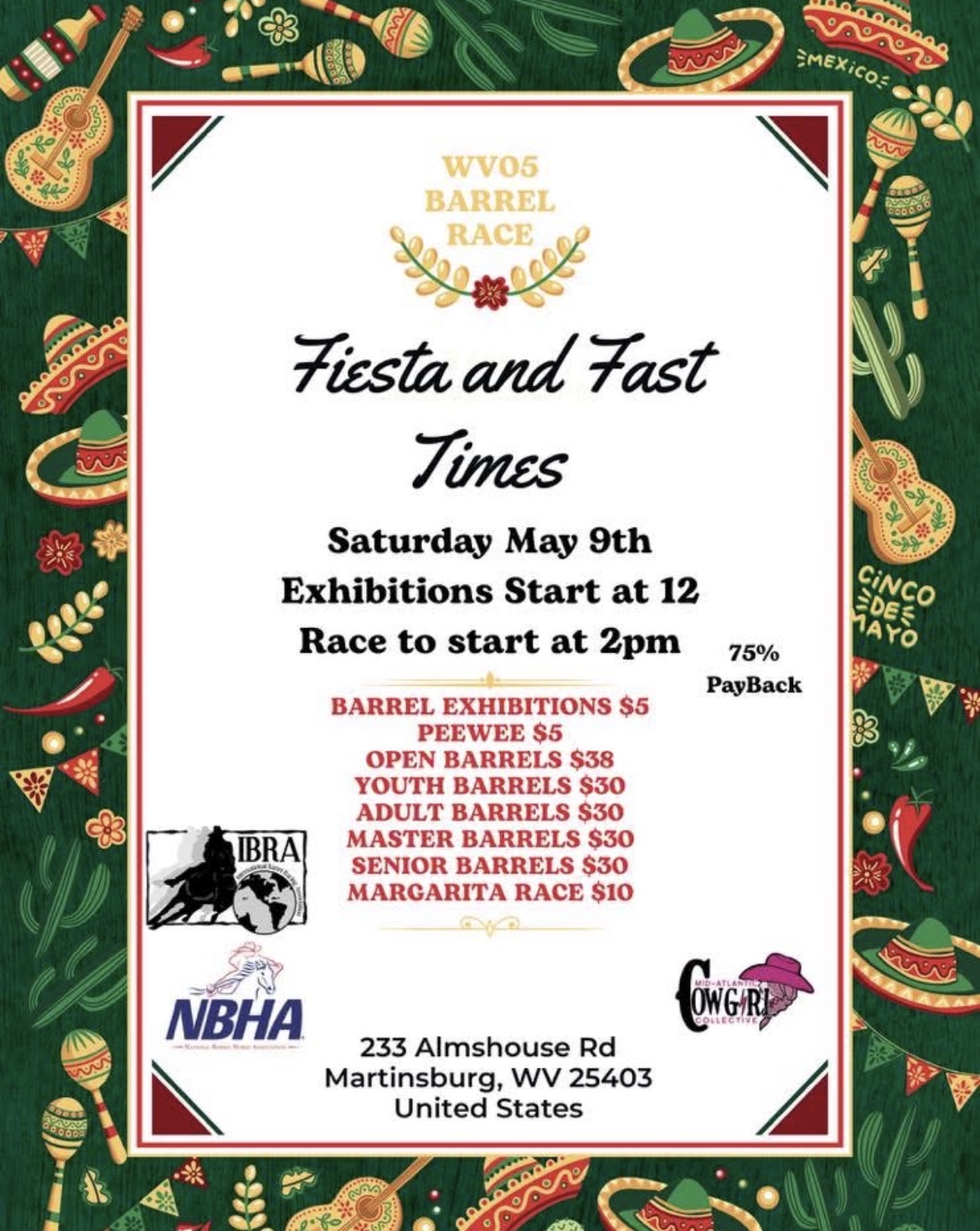 Flyer 1 for Fiesta and Fast Times 