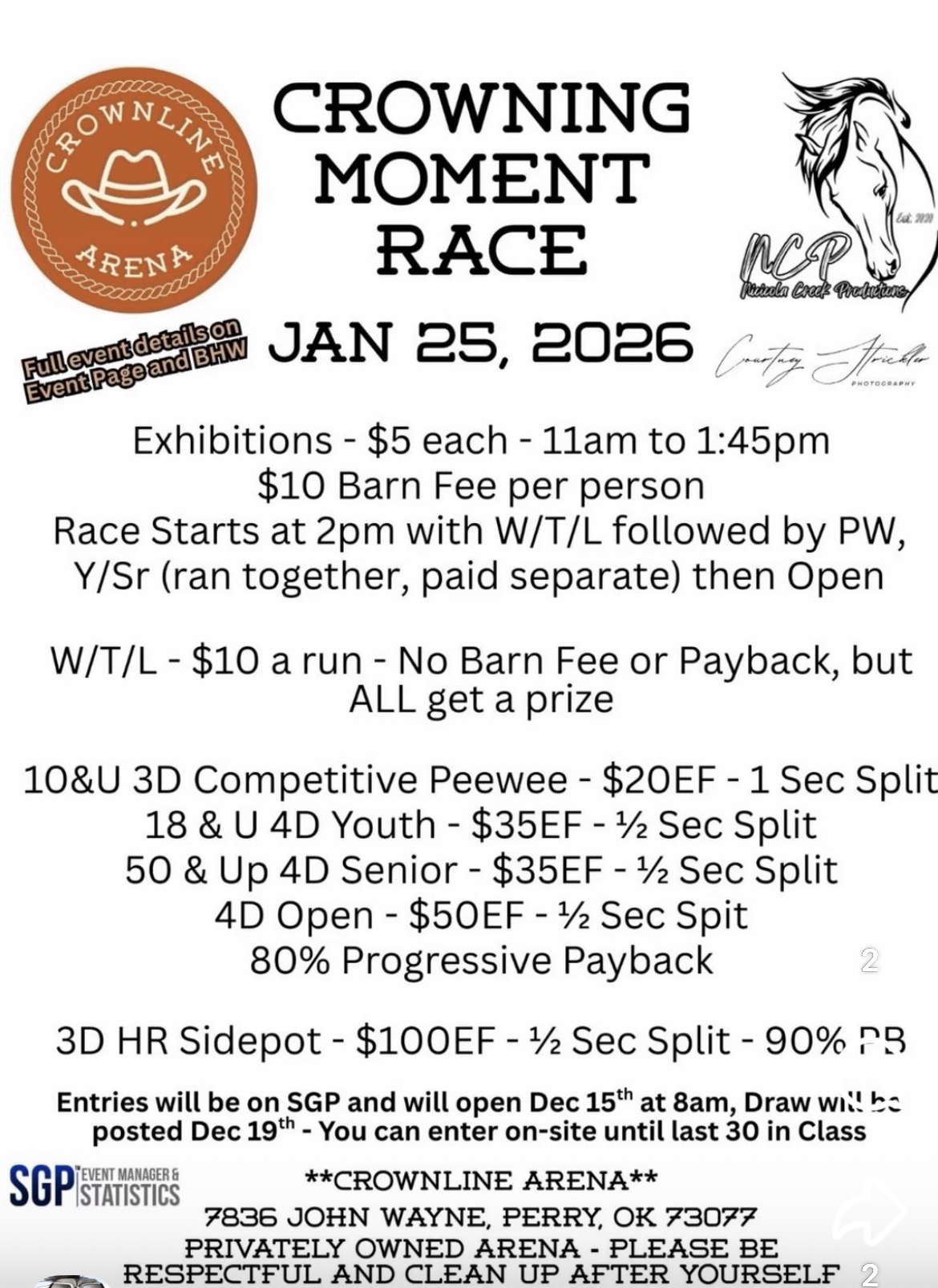 Flyer 1 for Crowning Moment Race 