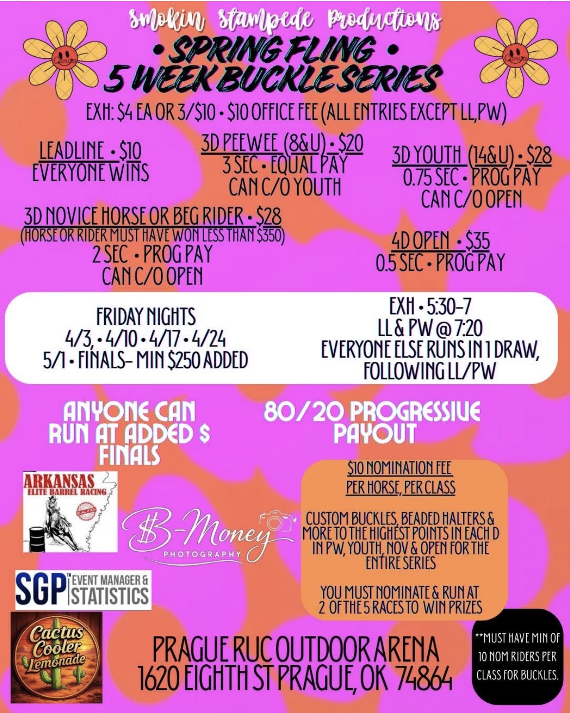 Flyer 1 for Smokin Stampede Productions 