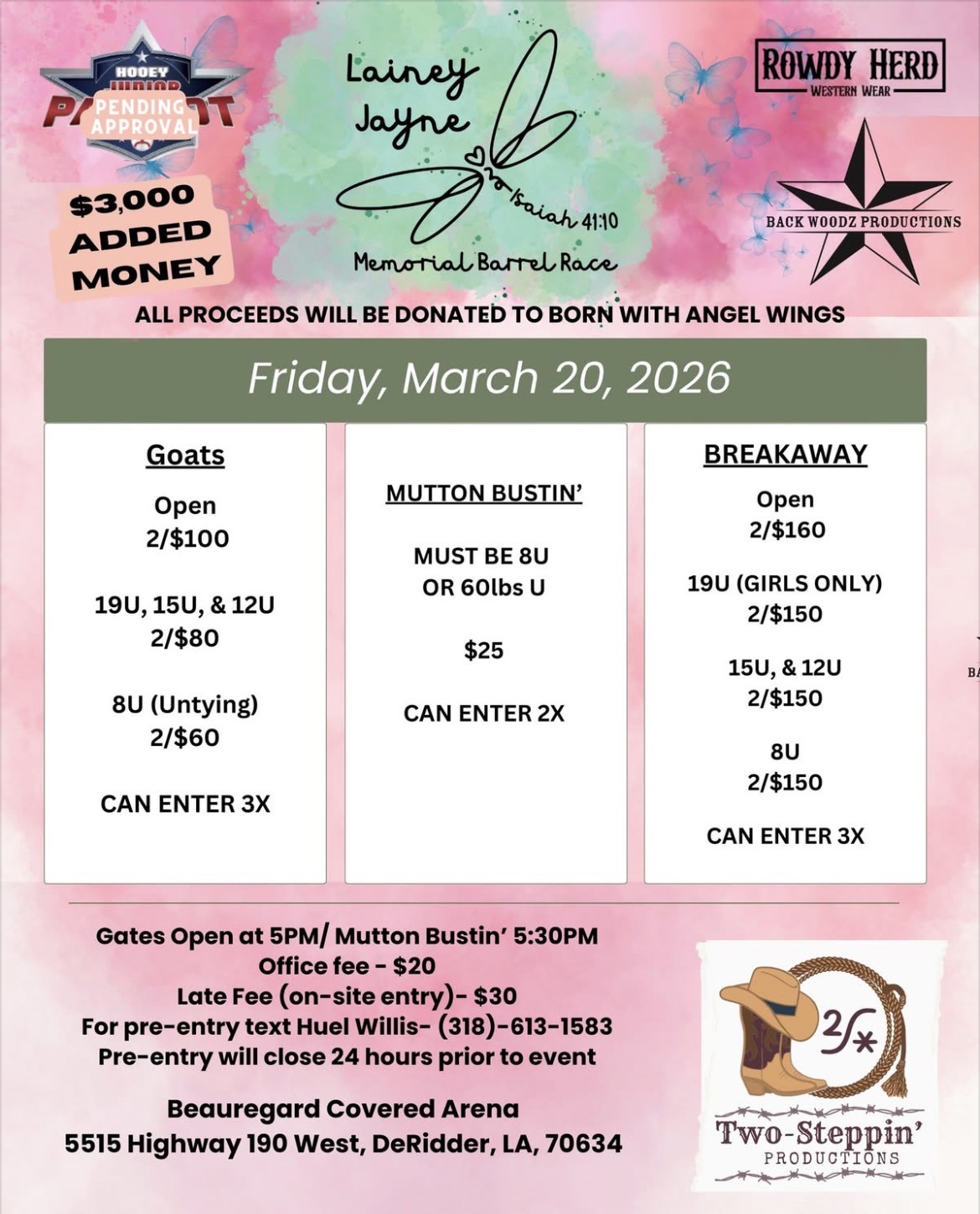 Flyer 1 for Lainey Jayne Memorial 