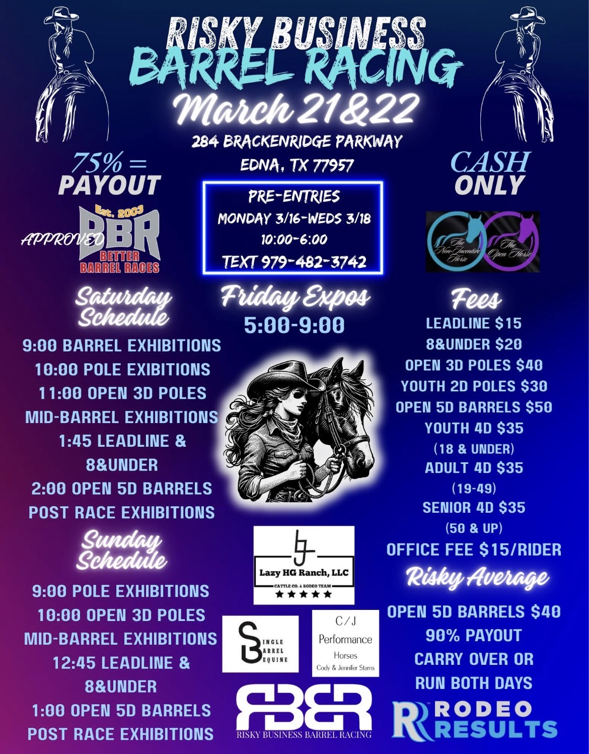 Flyer 1 for Risky Barrel Racing 