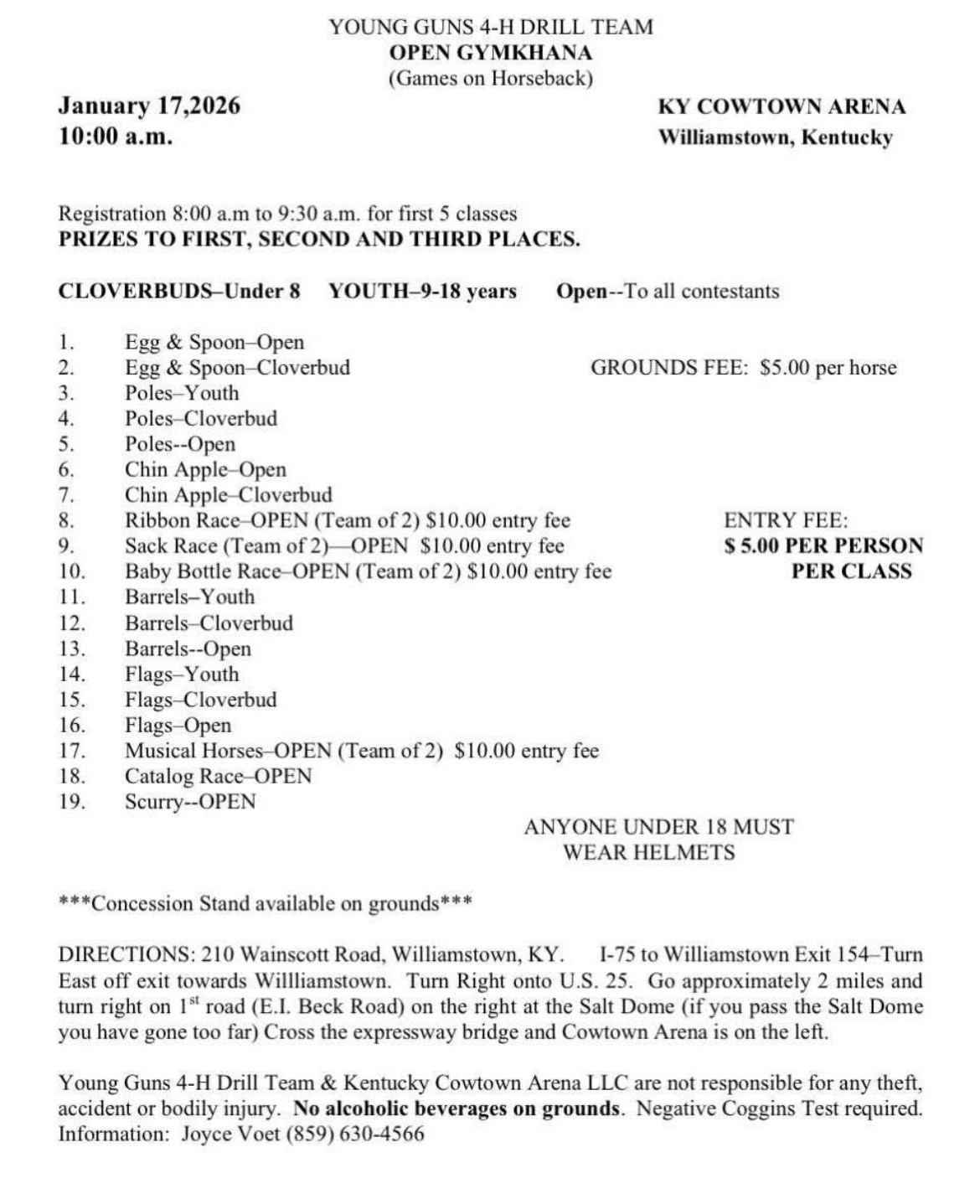 Flyer 1 for Young Gun 4H 