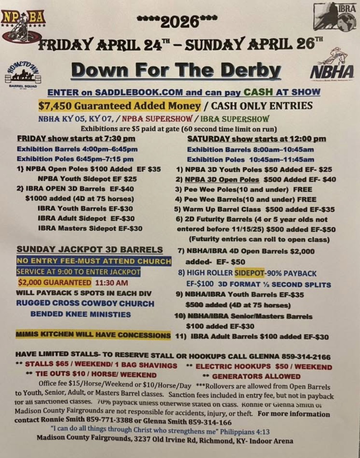 Flyer 1 for Down For The Derby 