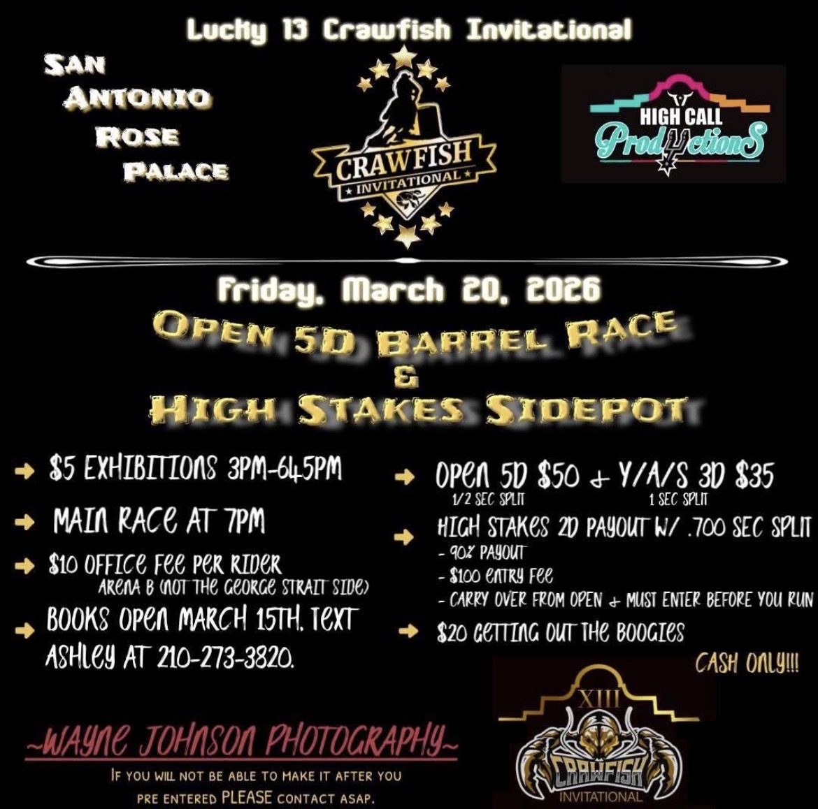 Flyer 1 for Lucky 13 Crawfish Invitational 