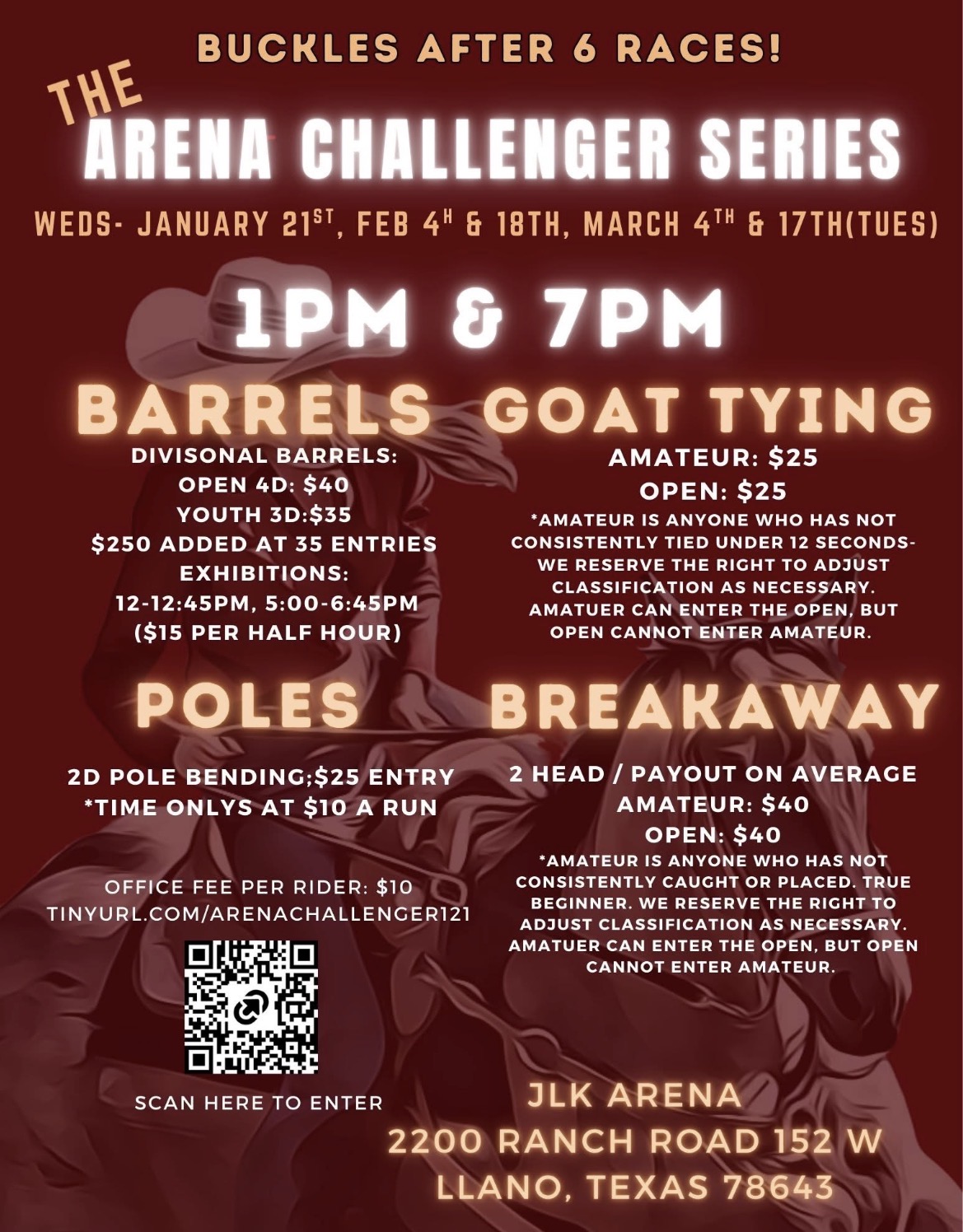 Flyer 1 for The Arena Challenger 