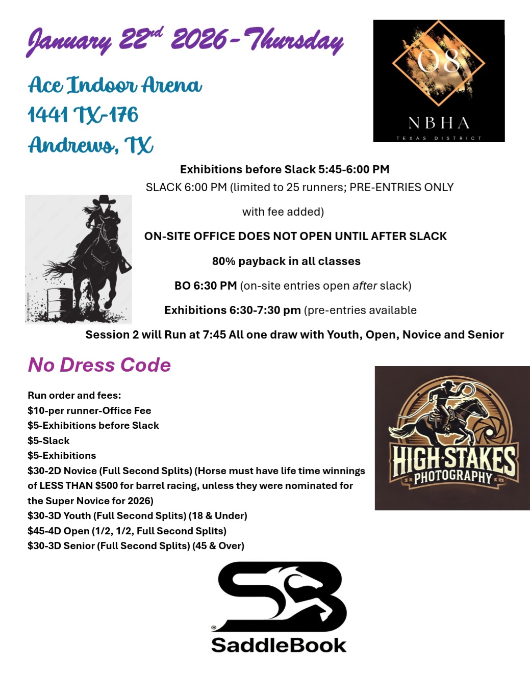 Flyer 1 for NBHA TX 08 & 3D poles (with 5+ entries)