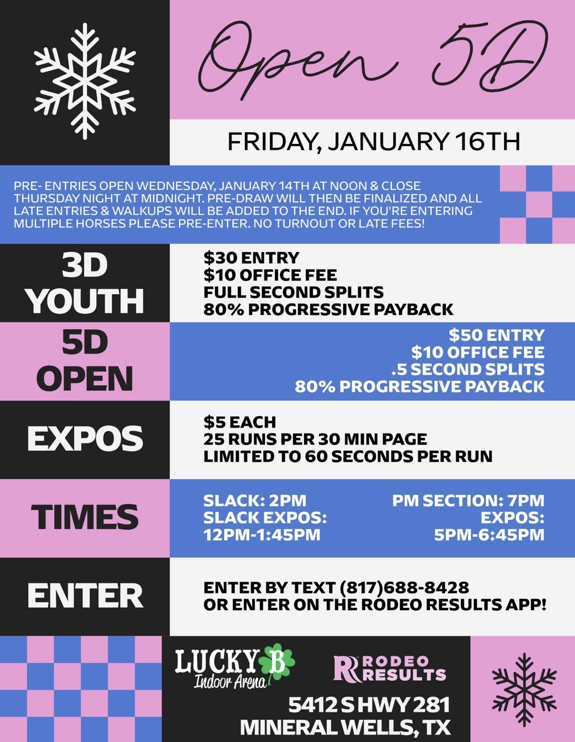 Flyer 1 for Lucky B arena Open 5D 