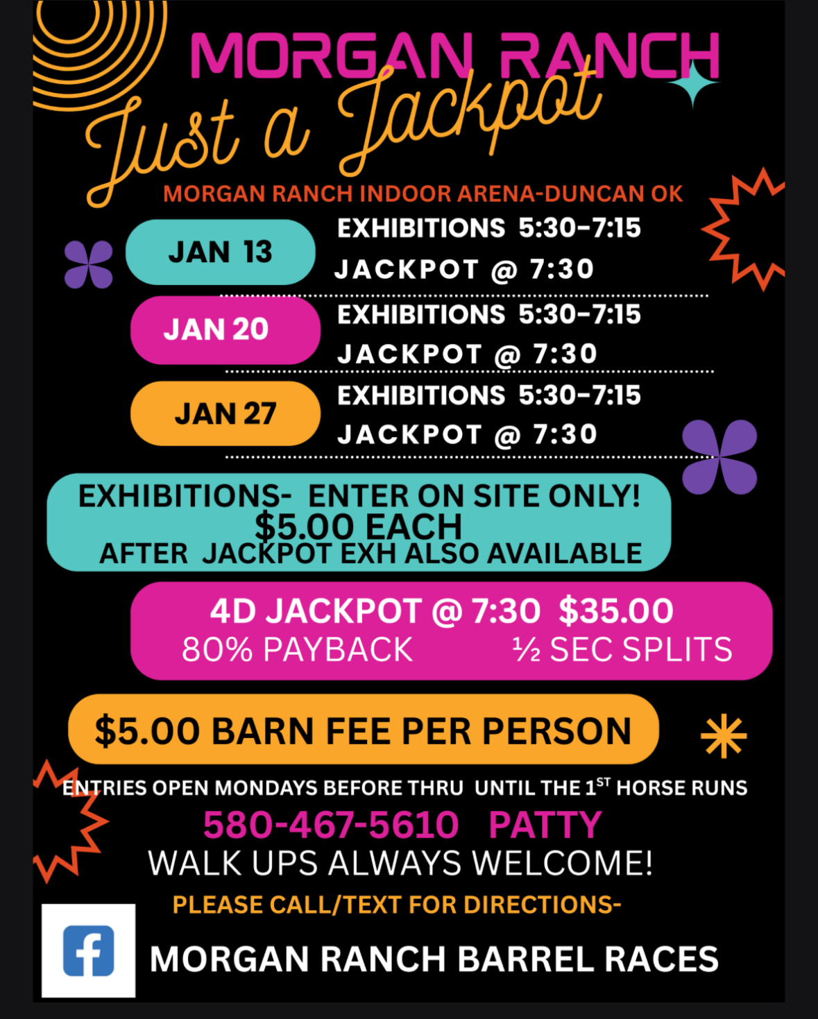 Flyer 1 for Morgan ranch just a jackpots ! 
