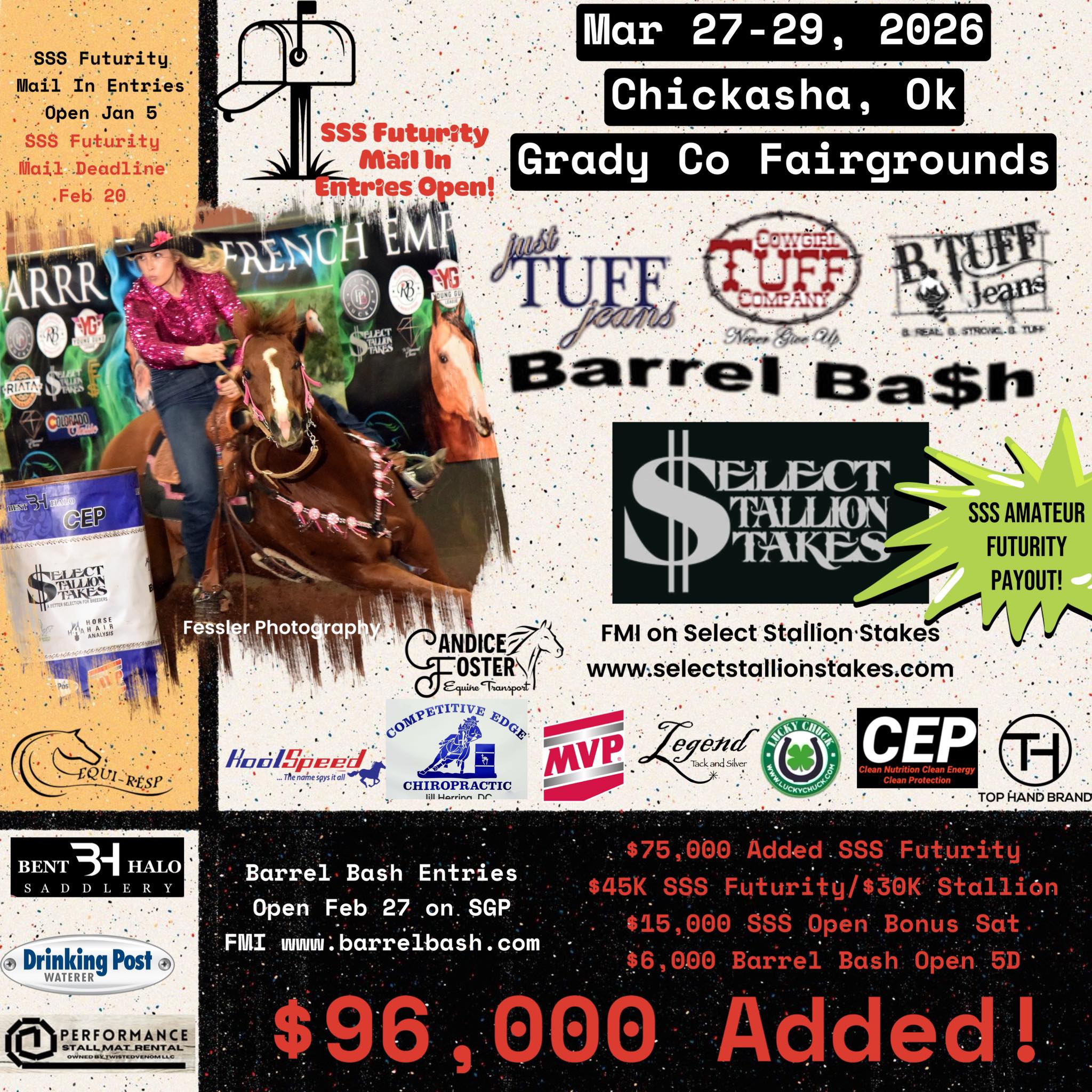 Flyer 1 for Select Stallions Futurity 100% Payback