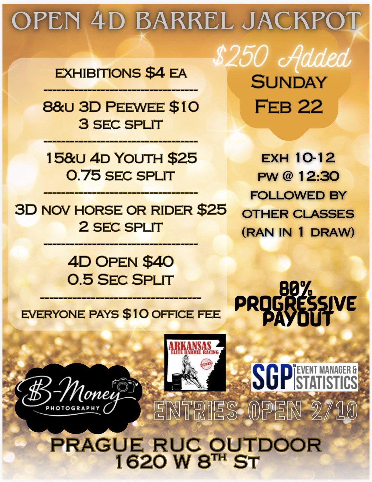 Flyer 1 for Open 4D Barrel Jackpot