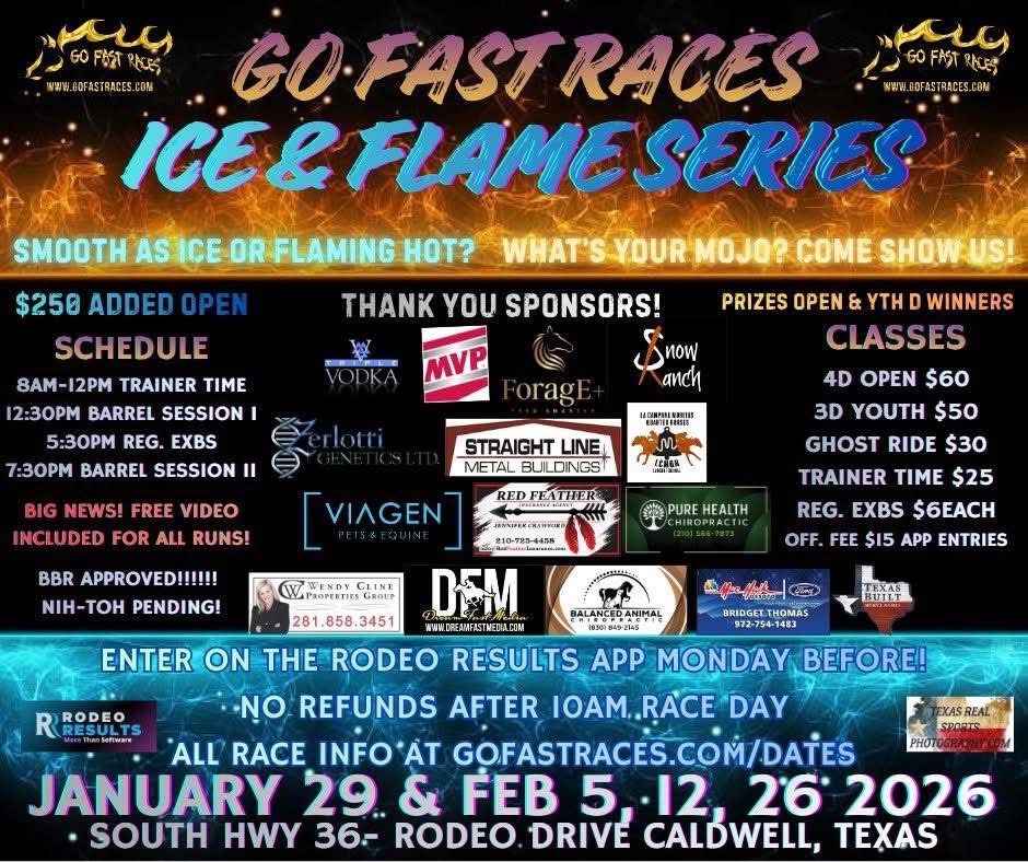 Flyer 1 for GoFastRaces Ice & Flame Series
