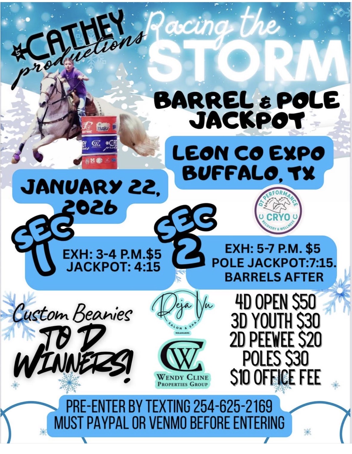 Flyer 1 for Cathey Barrel Productions 