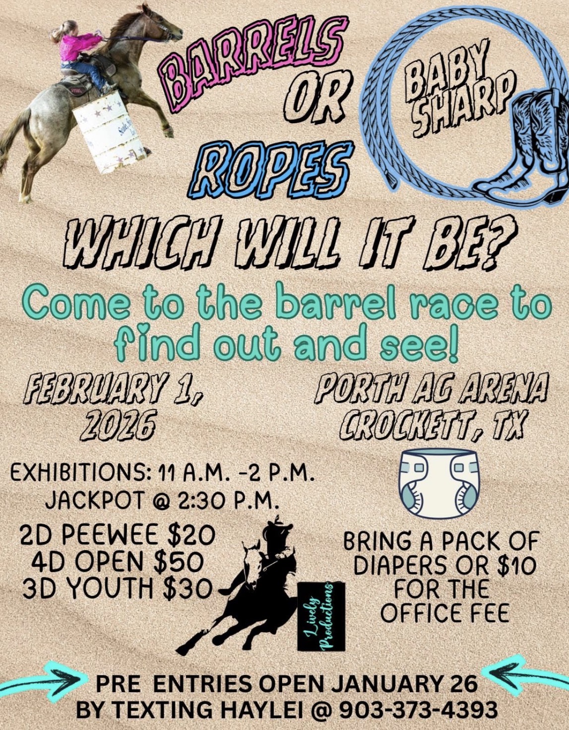 Flyer 1 for Lively Productions 