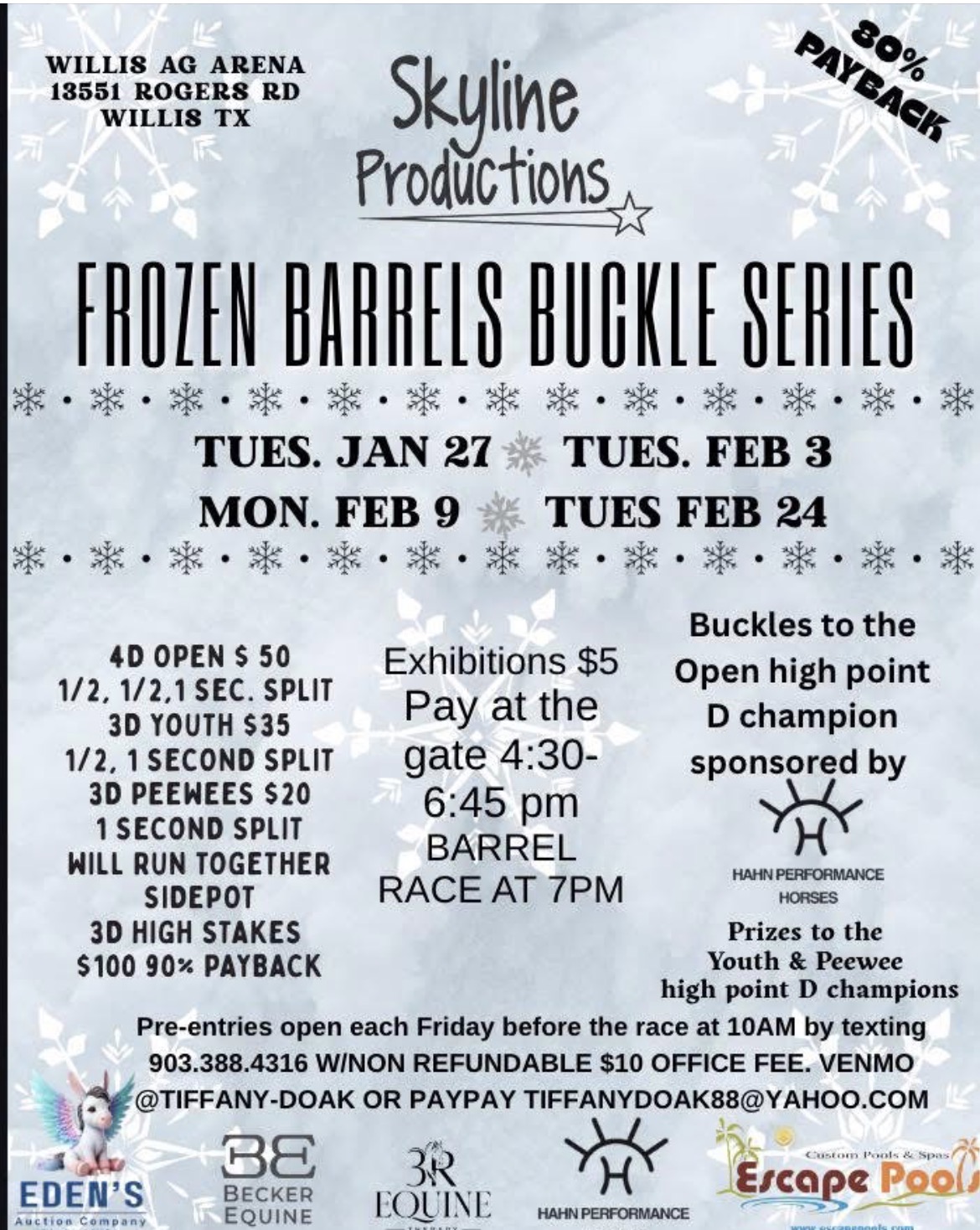 Flyer 1 for Frozen Barrel buckle series 