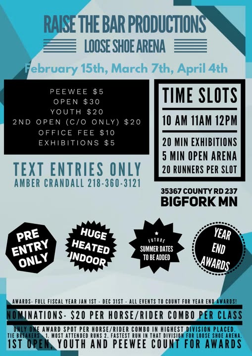 Flyer 1 for Raise The Bar Productions