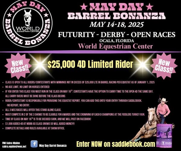 Flyer 1 for May Day Barrel Bonanza