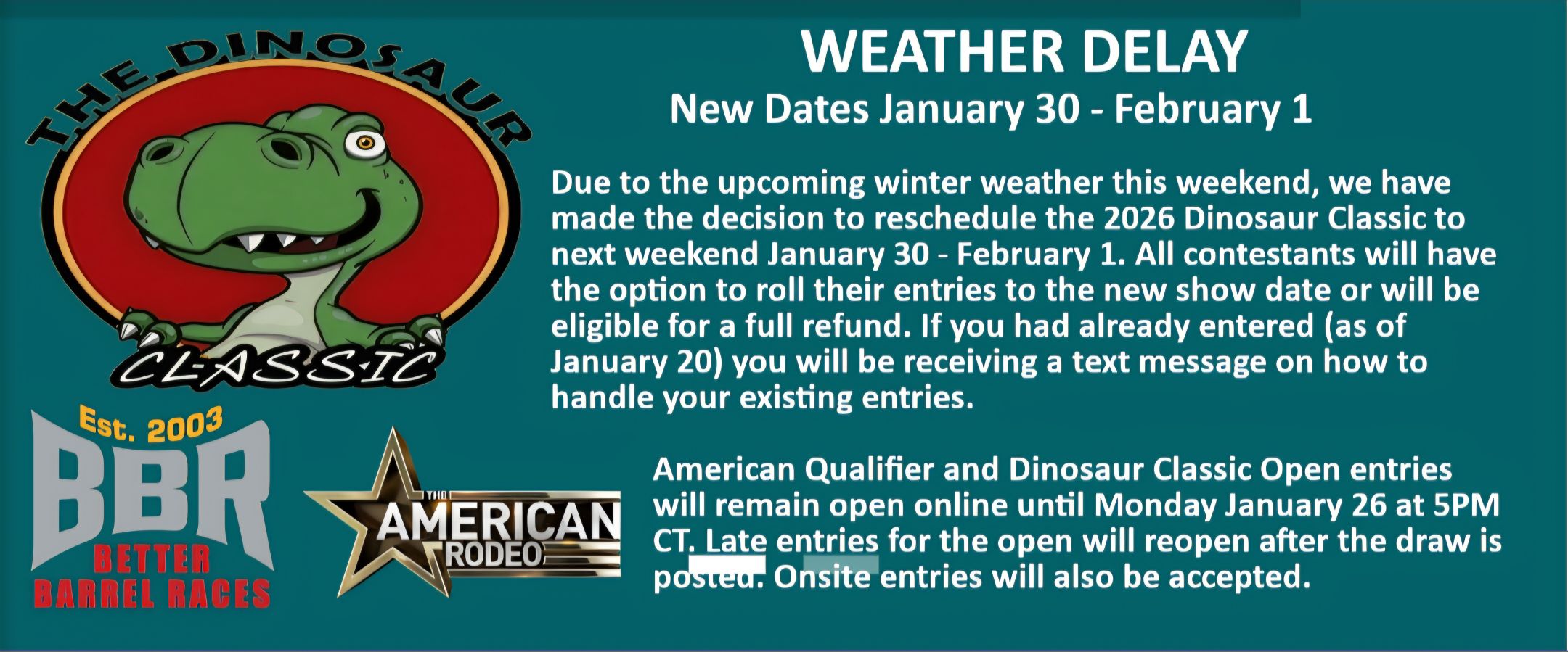 Flyer 1 for Dinosaur Classic