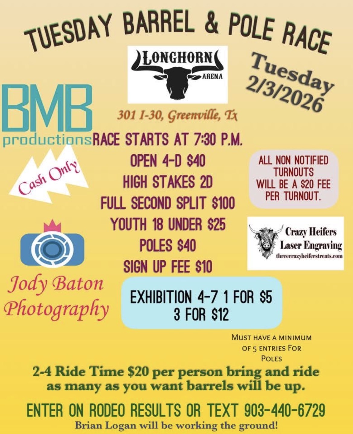 Flyer 1 for BMB Productions 