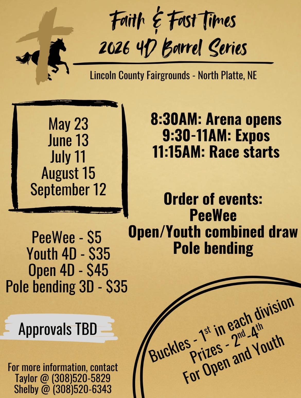 Flyer 1 for Faith $ Fast Times 