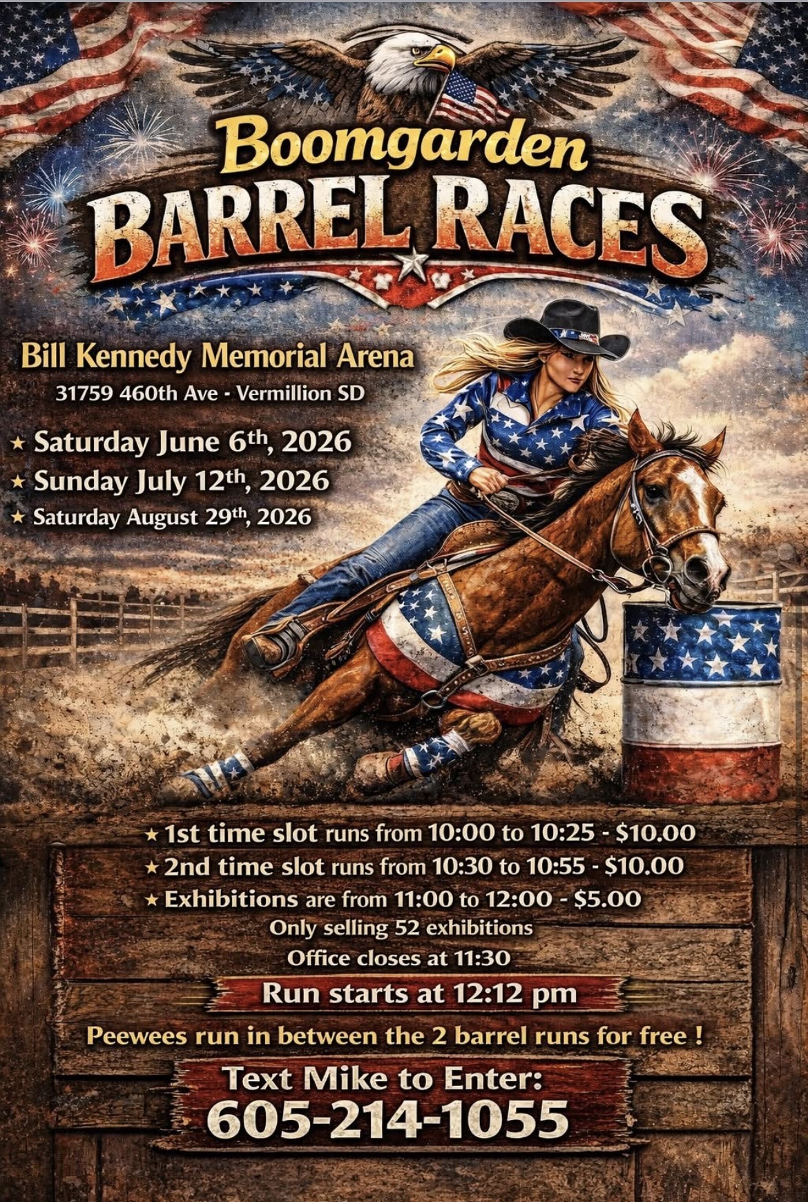 Flyer 1 for Boomgarden Barrel Race 