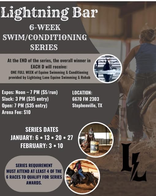 Flyer 1 for Lightning Bar 6 Week Swim/Conditioning Series