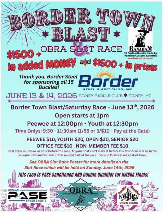Flyer 1 for Border Town Blast