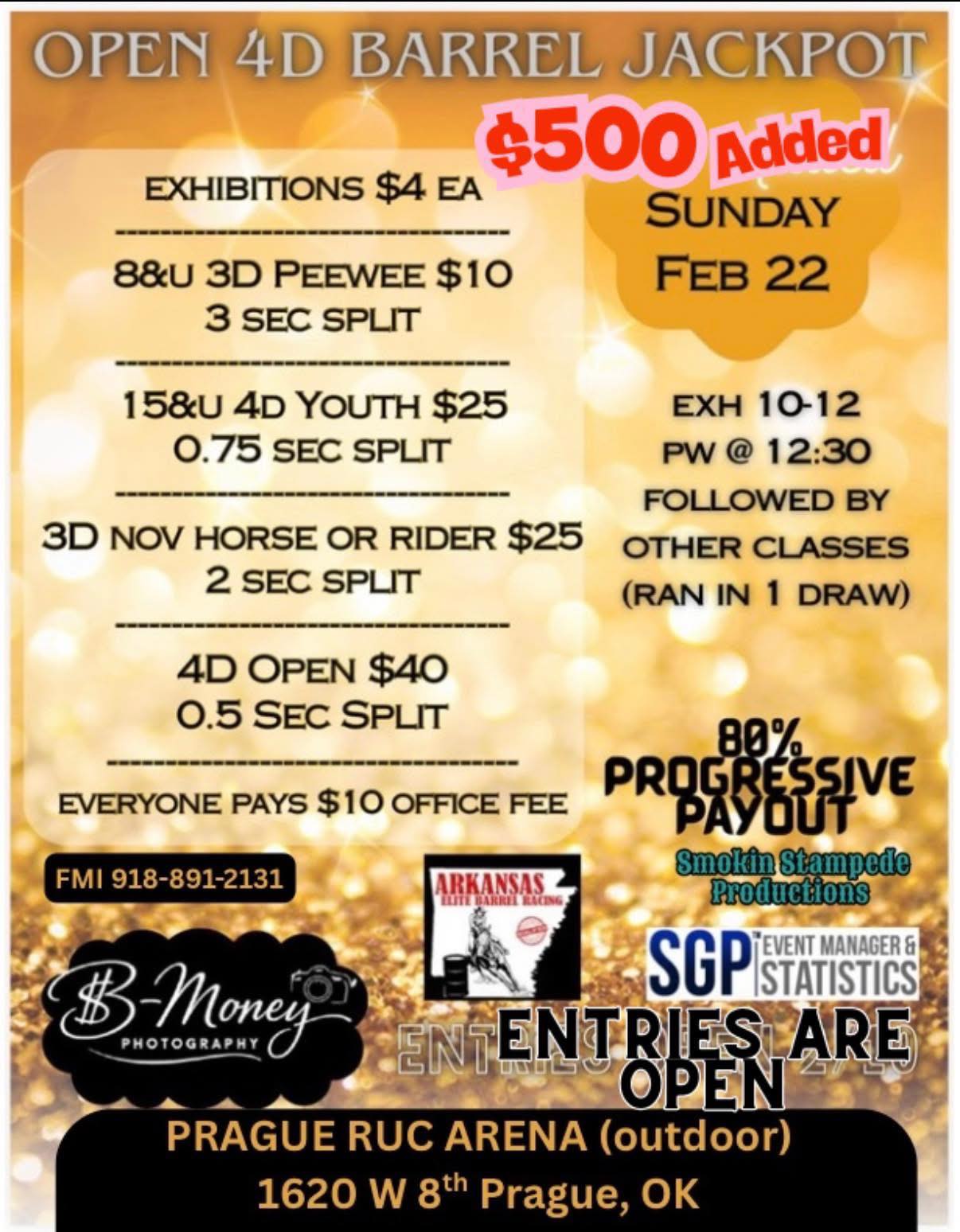 Open 4D Barrel Jackpot