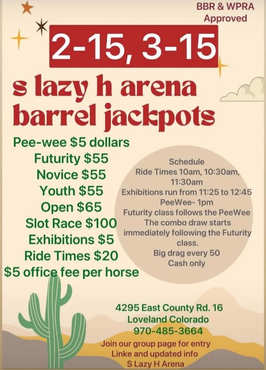 Flyer 1 for S Lazy H Jackpot