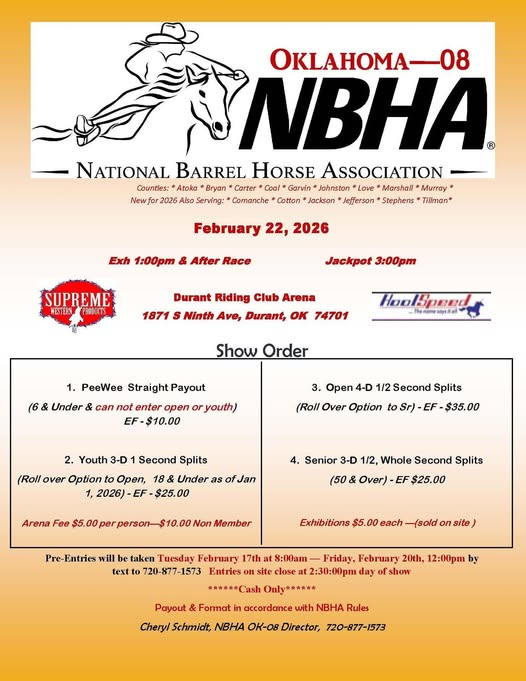 Flyer 1 for Barrel Race