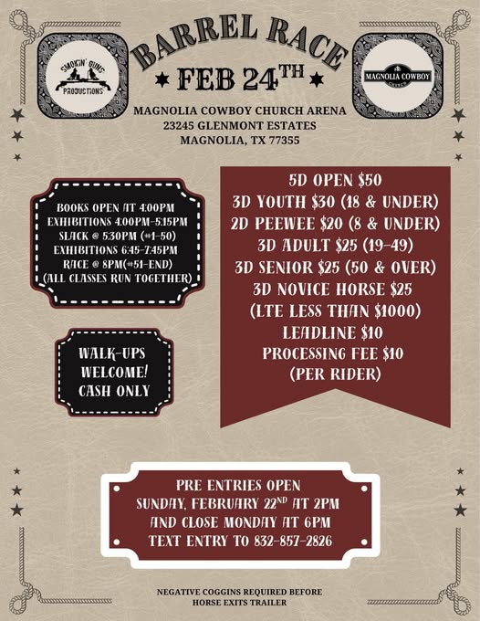 Flyer 1 for Smokin Gun Productions 