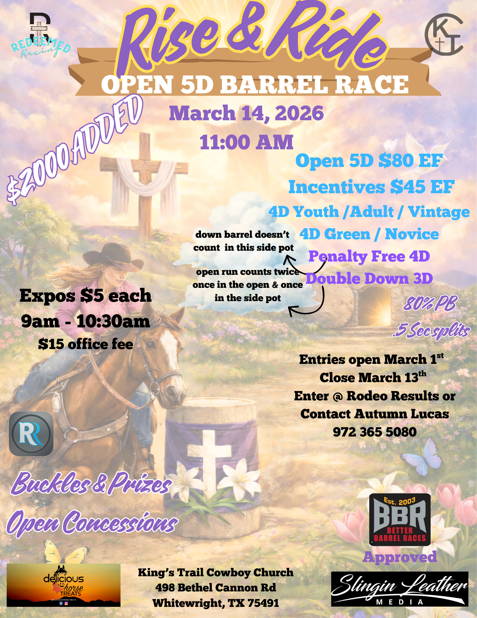 Flyer 1 for Rise & Ride Open 5D Barrel Race