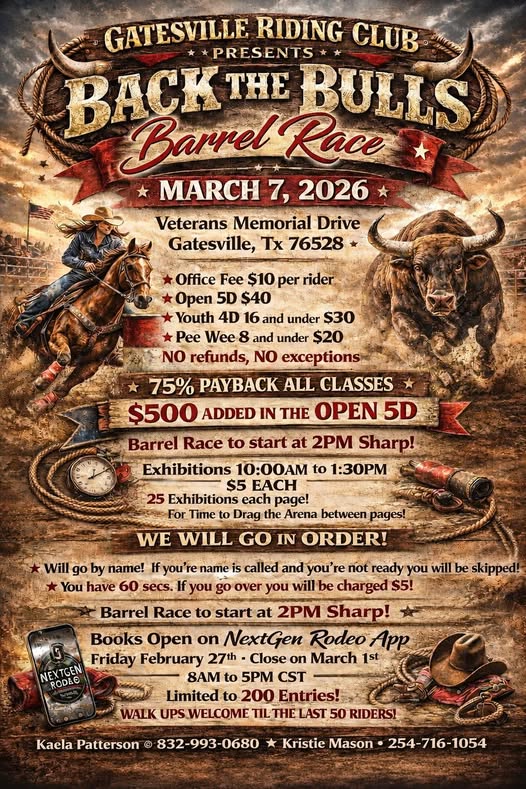 Flyer 1 for Barrel Race
