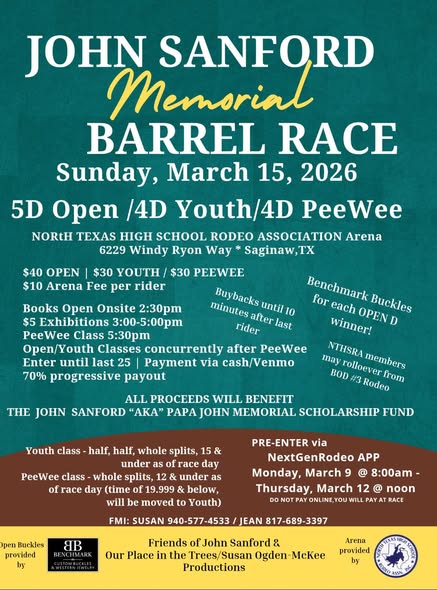 Flyer 1 for Barrel Race