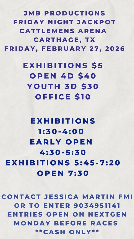 Flyer 1 for Barrel Race