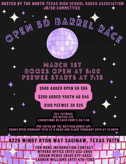 Flyer 1 for Barrel Race