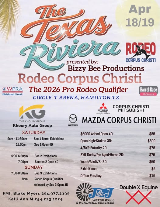 Flyer 1 for Spring It On Rodeo Qualifi9er Texas Riveria