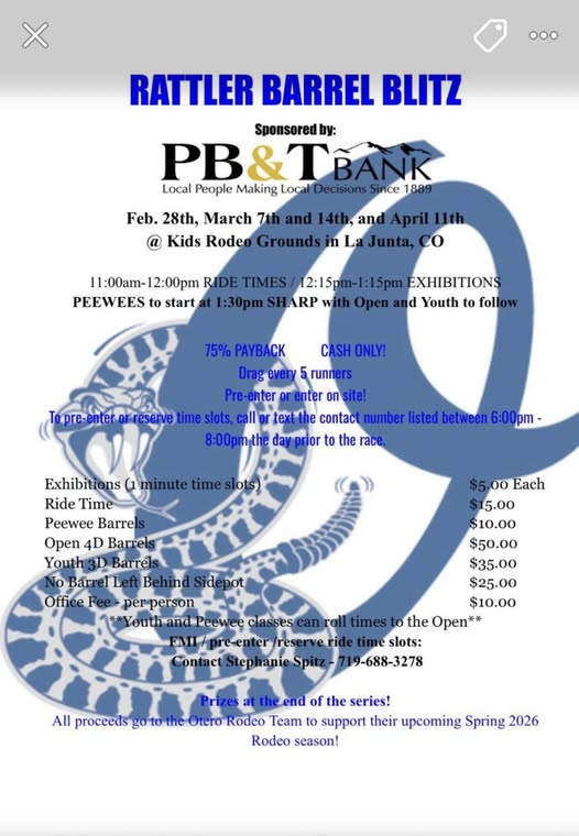 Flyer 1 for Barrel Race Series