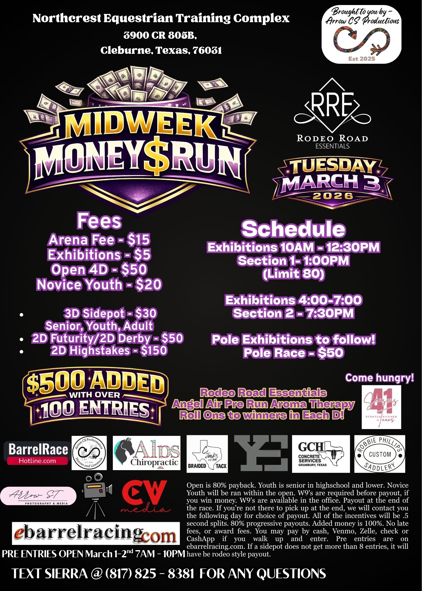 Flyer 1 for Midweek Money Run 
