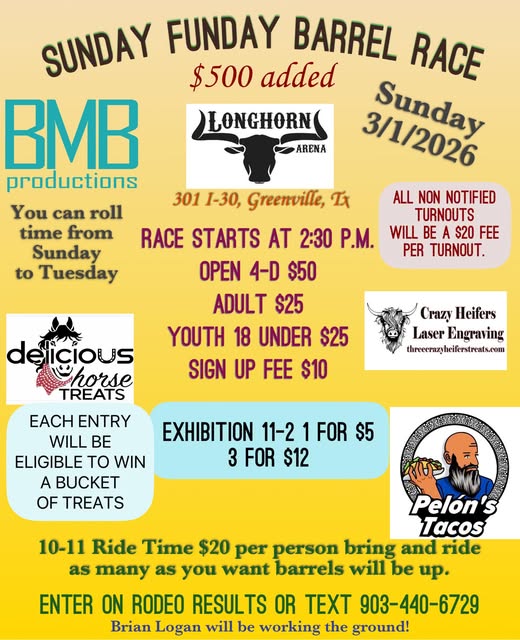 Flyer 1 for Barrel Race